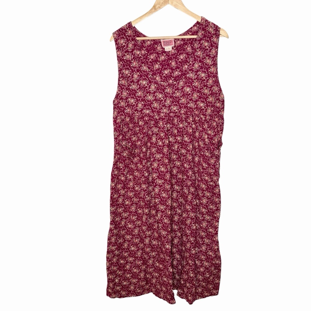 April Cornell Too Vintage Floral Dress Womens One Size Cottagecore 90s Jumper